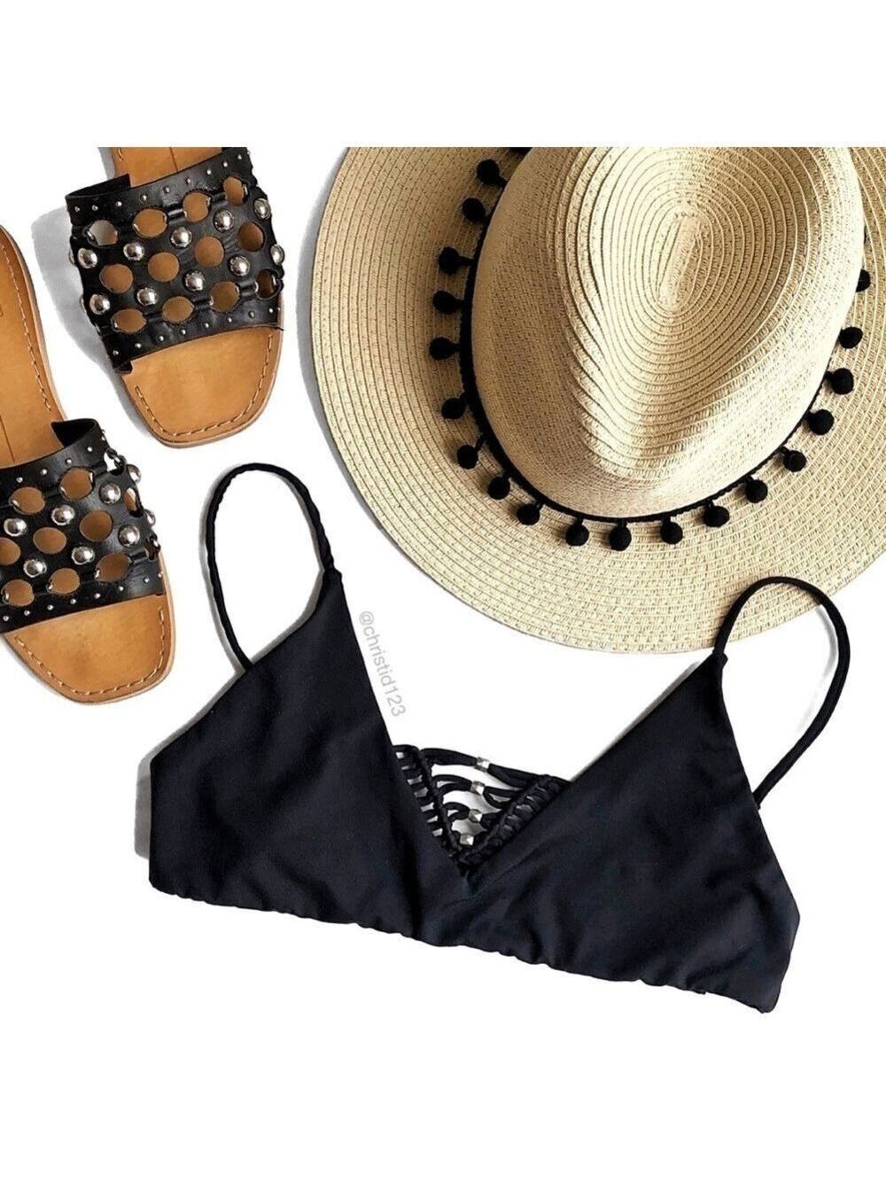 Dolce Vita Macrame Bralette Bikini Top